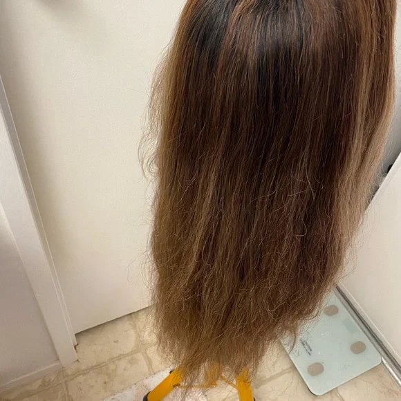 Queenking ombré lace front highlight wig 26inch